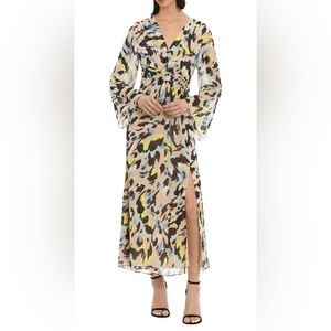 NWT, Donna Morgan Long Sleeve Maxi Dress